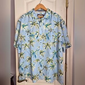 Men's Blue Tropical Shirt